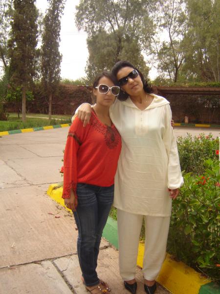 me and mum